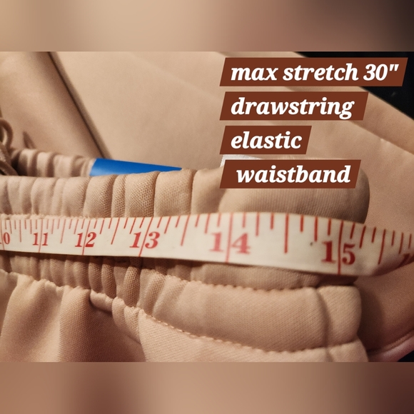 ADIDAS Spacer Magic Beige HM1616 OFFICIAL Snap Up High Waist Polar Fleece NWT S - Picture 14 of 16